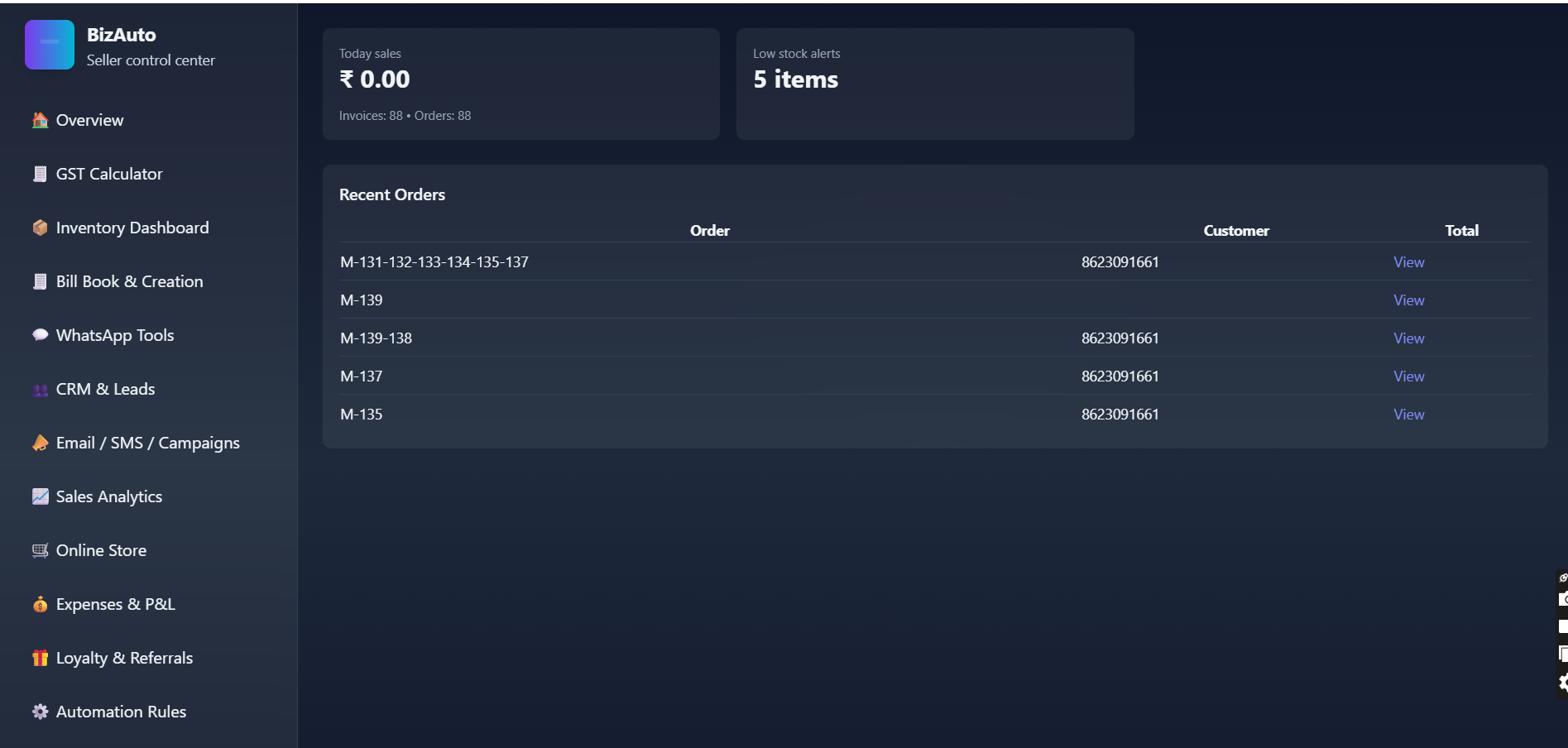 🚀 BizAuto – Complete Business Automation Platform